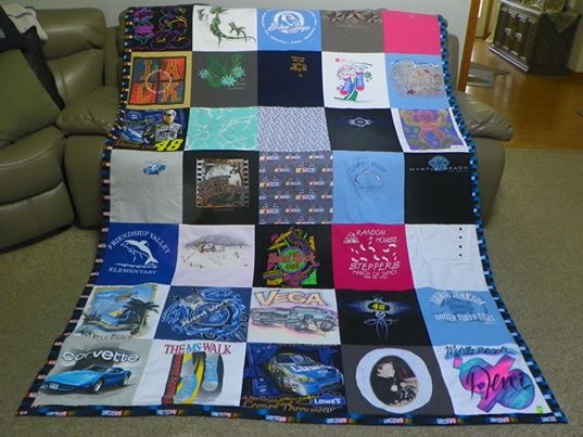 Large T-shirt Quilt Ballard BuntingWestminster MD